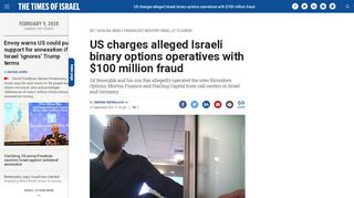 
                            6. US charges alleged Israeli binary options operatives with ... - Bloombex Options Portal