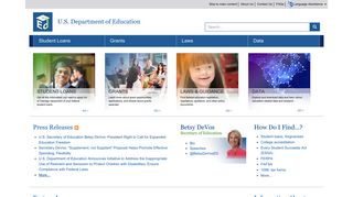 
                            7. US Department of Education: Home - My Det Portal Portal