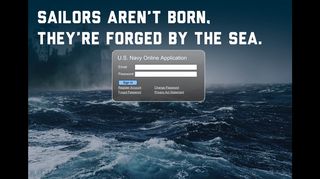 
U.S. Navy Online Application - Log On
