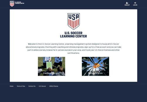 
                            8. U.S. Soccer Learning Center - Licence Coach Portal