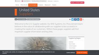 
                            3. U.S. Suppliers | BAE Systems | United States - Bae Systems Supplier Portal