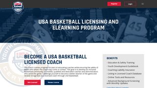 
                            5. USA Basketball - Licensing and Registration - Licence Coach Portal