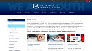 USAonline - University of South Alabama