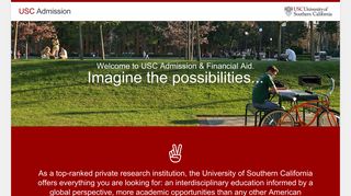 
                            3. USC - Admission - Usc Undergraduate Portal
