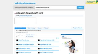
                            5. uscamp.qualitynet.net at WI. US CAMP Online Prepaid ... - Uscamp Qualitynet Net Login