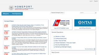 USCG Homeport - Uscg Homeport Portal