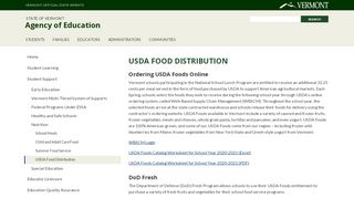 
                            7. USDA Food Distribution | Agency of Education - Wbscm Portal