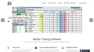 
                            1. Use BetTrader On The #BetFair Exchange To Trade To A ... - Bettrader Portal