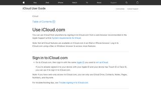 
                            6. Use iCloud.com - Apple Support - Mk Connections Portal
