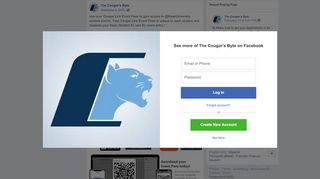 
                            7. Use your Cougar Link Event Pass to gain... - The Cougar's ...