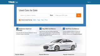 
Used Cars For Sale: 1,075,829 Used & Pre-Owned ... - TrueCar  
