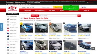 
Used Toyota Model Cars For Sale | SBT JAPAN  
