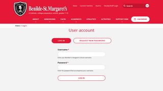 
                            1. User account | Benilde-St. Margaret's School - Bsm Email Portal