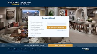 
                            3. User account | Brookfield Residential - My Brookfield Home Portal