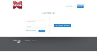 
User account | Cenex® Refined Thinking  
