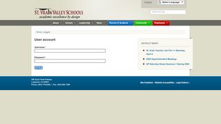 
                            2. User account | St Vrain Valley School District - Svvsd Portal