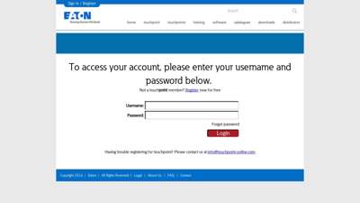 User account  touchpoint