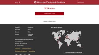 User account | WPI - Wpi Bannerweb Portal