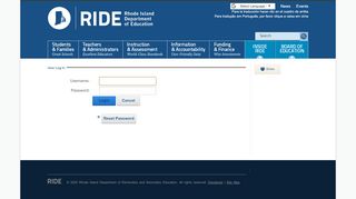 
                            1. User Log In - Ride.ri.gov - Ri Teacher Certification Portal