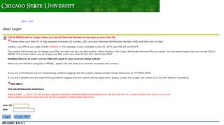 
                            2. User Login - Chicago State University - Chicago State University Portal