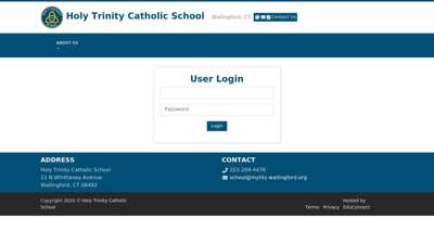 User Login - Holy Trinity Catholic School