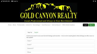 
                            6. User Login | Michael & Shirley Cowan | GOLD CANYON ... - Gold Canyon Portal