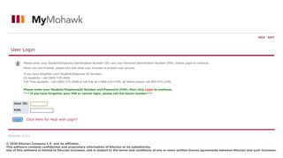
                            9. User Login - Mohawk College Student Information System - Mohawk College Portal