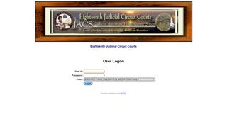 
                            8. User Logon - Judicial Automated Calendaring System - Jacs Portal