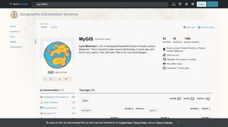 User MyGIS - Geographic Information Systems Stack Exchange - Mygiis Portal