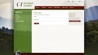 
User Portal Login | AJC Childrens Foundation  
