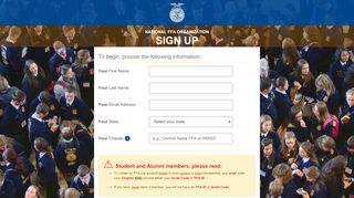 
                            2. User Registration | National FFA Organization - Ffa Number Sign Up