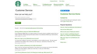 
                            2. Username and password not working - Answers | Starbucks ... - Starbucks Sign In Unsuccessful