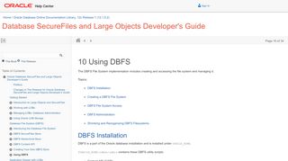 
                            8. Using DBFS - Oracle Help Center - Dbfs Login