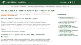
                            5. Using Health Insurance at the CSU Health Network | Health Network - Csu Health Portal