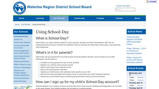 
                            7. Using School-Day (Waterloo Region District School Board) - Www School Day Com En Home Portal