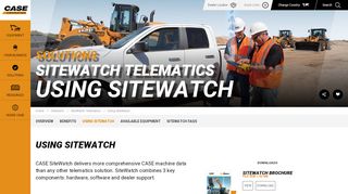 
                            3. Using SiteWatch | CASE Construction Equipment - Case Sitewatch Portal