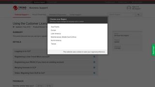 
                            3. Using the Customer Licensing Portal (CLP) - Trend Micro ... - Trend Micro Licensing Portal Portal