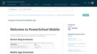 
                            1. Using the PowerSchool Mobile App - PowerSchool Community - Powerschool Chatham County Portal