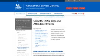 
                            5. Using the SUNY Time and Attendance System - Administrative ... - Suny Payroll Portal