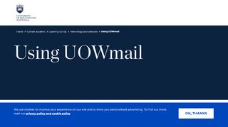 
                            6. Using UOWmail - University of Wollongong – UOW - Uow Mail Login
