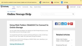 
                            3. Using Web Folders (WebDAV) to Connect to Online Storage ... - Onlinefilefolder Portal