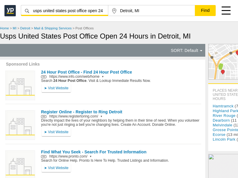 
                            6. Usps United States Post Office Open 24 Hours in Detroit ...