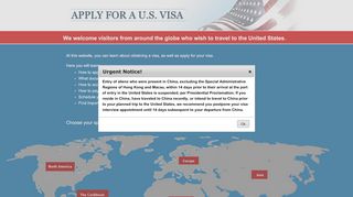 us travel portal visa