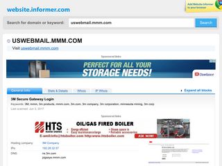 uswebmail.mmm.com at WI. 3M Secure Gateway Login