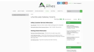 
                            6. Utilities and Parking Tickets | City of Ames, IA - City Of Ames Utilities Portal