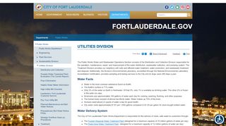 
                            7. Utilities Division | City of Fort Lauderdale, FL - Fort Lauderdale Utility Portal