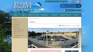 
                            5. Utilities | St. Lucie County, FL - Port St Lucie Utilities Portal