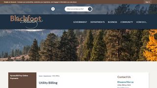 
                            5. Utility Billing | Blackfoot, ID - Blackfoot Login
