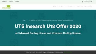 
UTS Insearch U18 Offer at Urbanest Darling House and ...  
