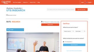 
UTS:INSEARCH | Student Reviews | CourseFinders  
